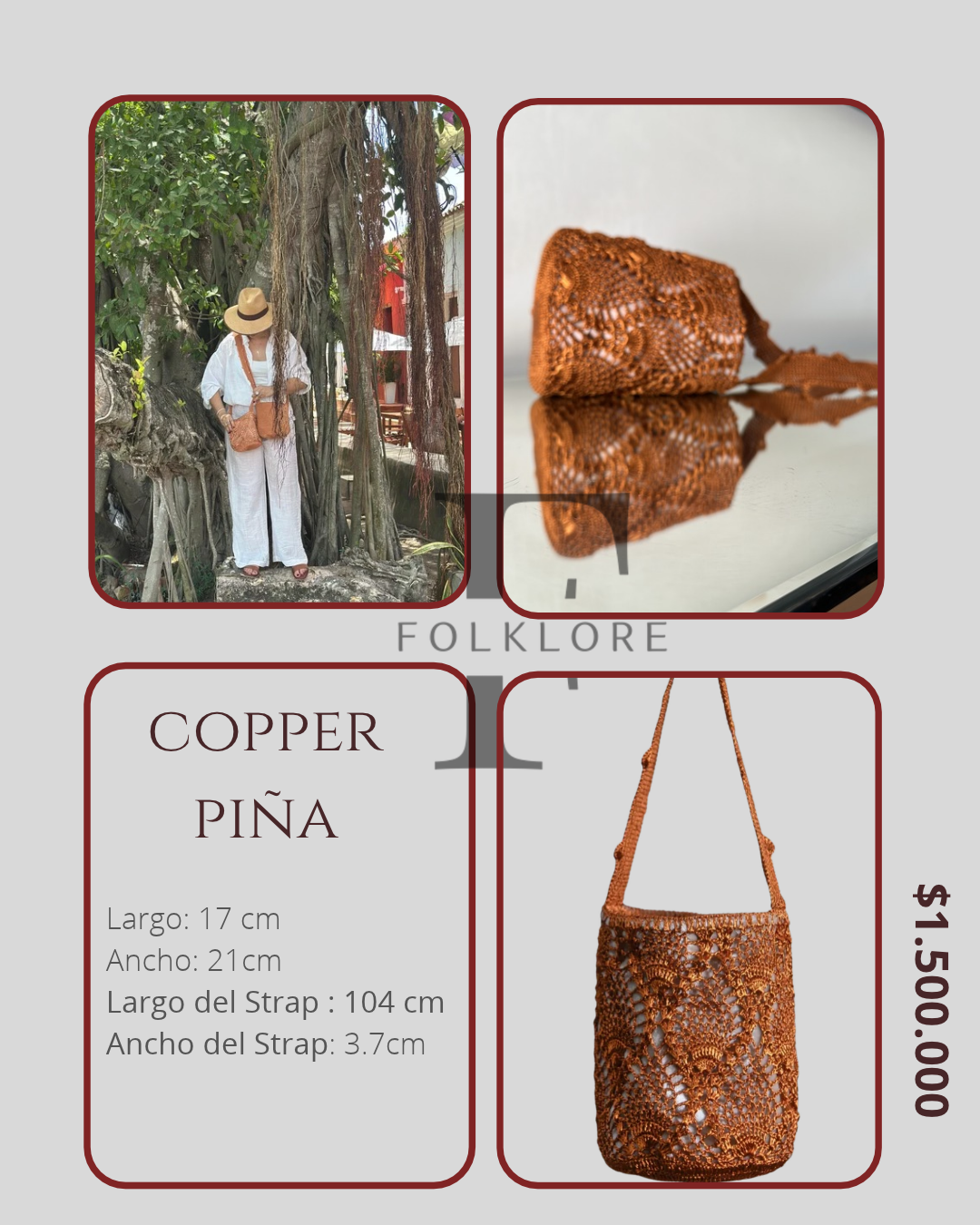 Copper Piña: fotografías originales del catálogo Folklore