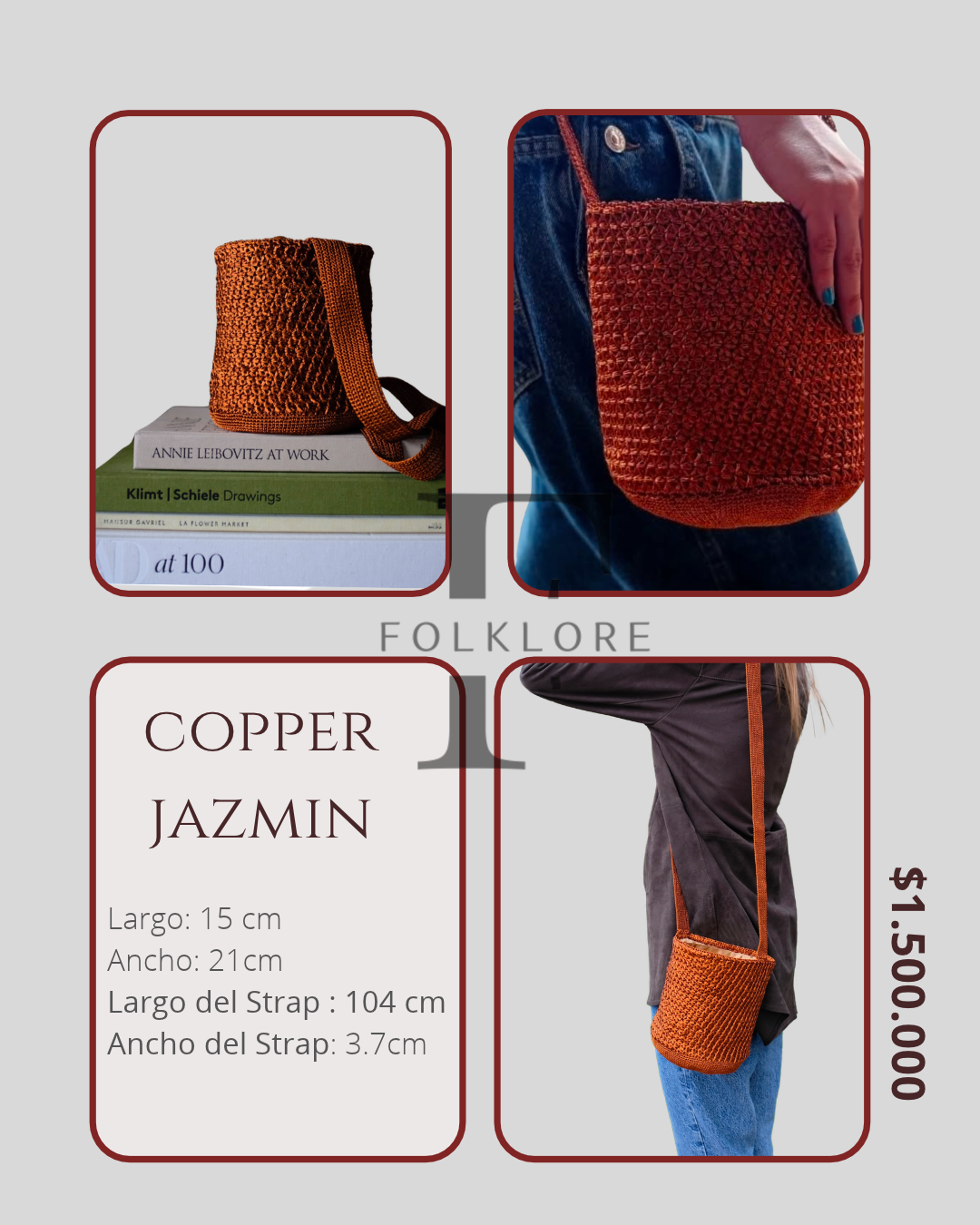 Copper Jazmín: fotografías originales del catálogo Folklore